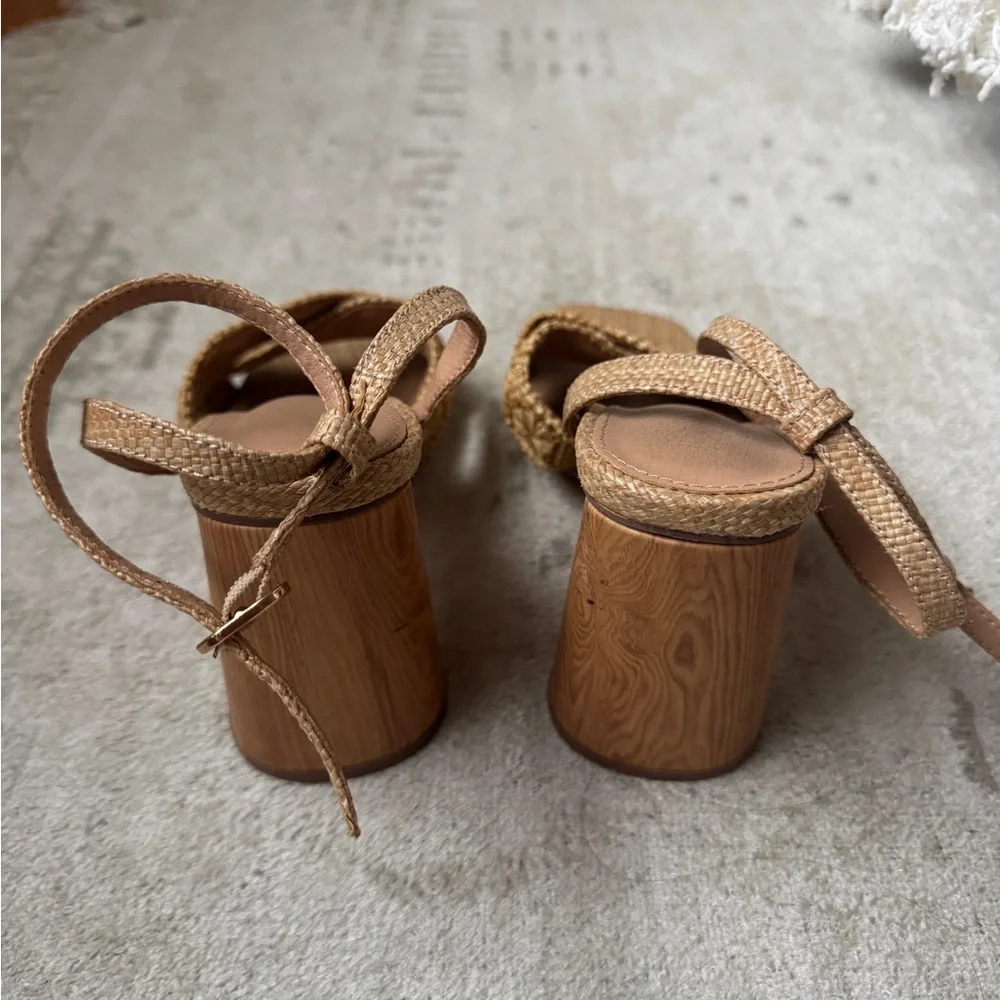 Lulus Raffia strappy Sandals - Picture 6 of 6